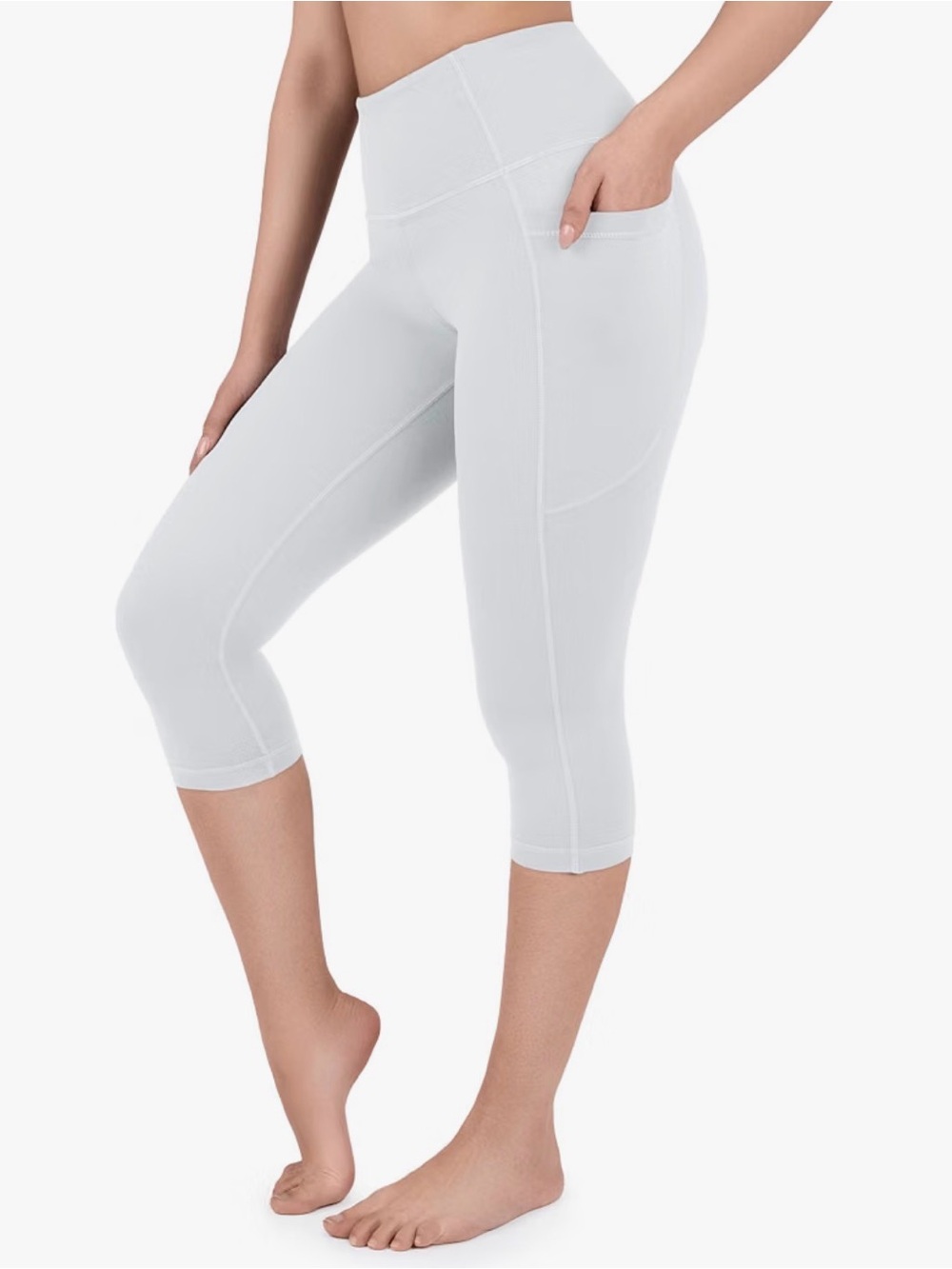 Nirlon Capri Leggings with Pockets